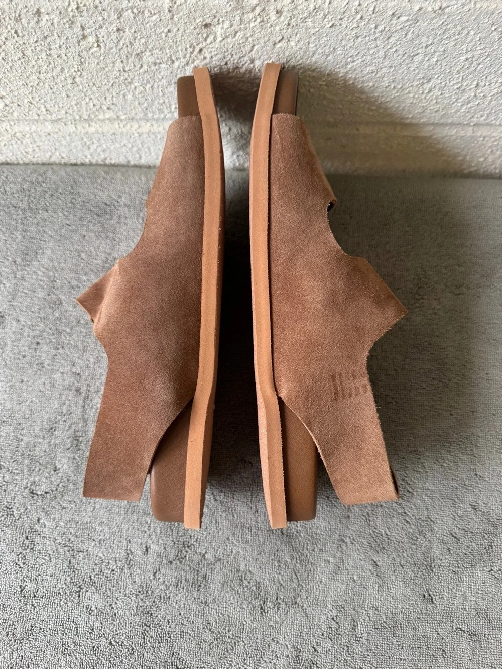 Pedro Garcia Dinka Sandals Hazelnut Suede Size 9